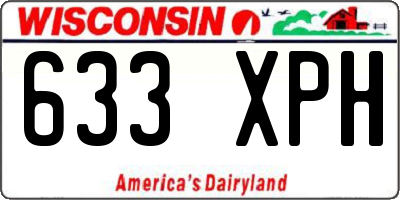 WI license plate 633XPH