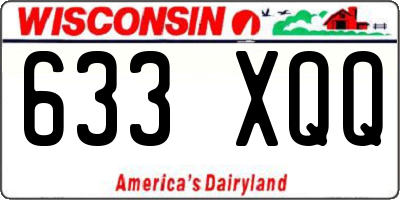 WI license plate 633XQQ