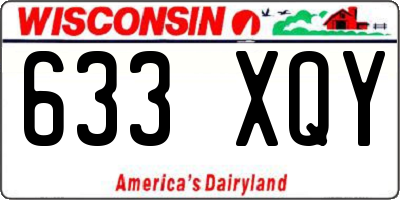 WI license plate 633XQY
