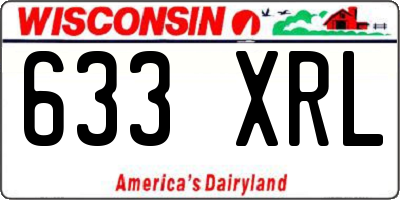 WI license plate 633XRL