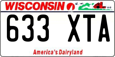 WI license plate 633XTA