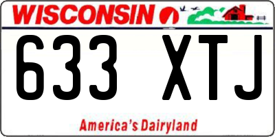 WI license plate 633XTJ