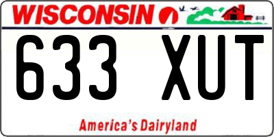 WI license plate 633XUT