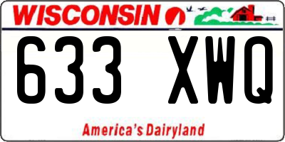 WI license plate 633XWQ