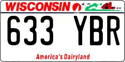 WI license plate 633YBR