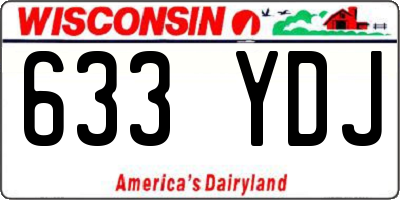 WI license plate 633YDJ
