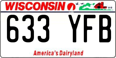 WI license plate 633YFB
