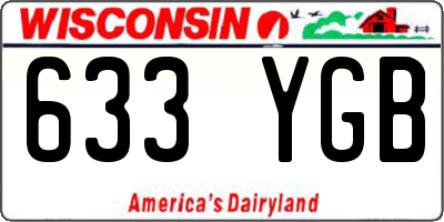 WI license plate 633YGB