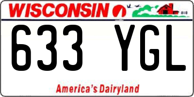 WI license plate 633YGL