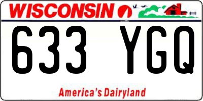 WI license plate 633YGQ