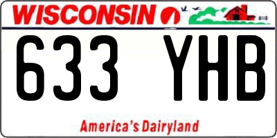 WI license plate 633YHB