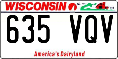 WI license plate 635VQV