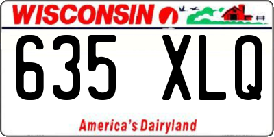 WI license plate 635XLQ