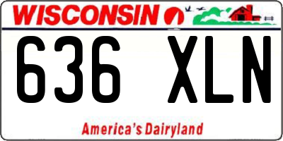 WI license plate 636XLN