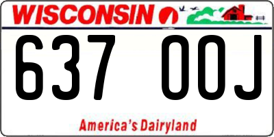 WI license plate 637OOJ