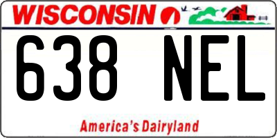 WI license plate 638NEL