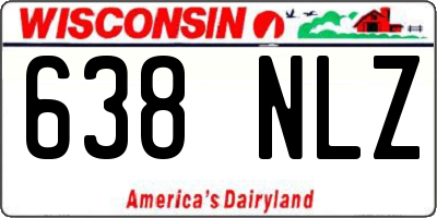 WI license plate 638NLZ