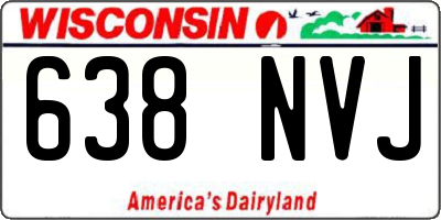 WI license plate 638NVJ