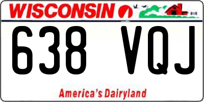 WI license plate 638VQJ