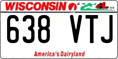 WI license plate 638VTJ