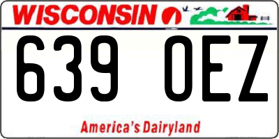 WI license plate 639OEZ