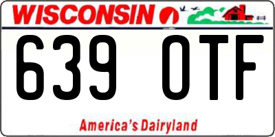 WI license plate 639OTF