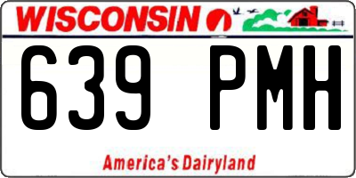 WI license plate 639PMH