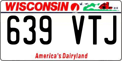 WI license plate 639VTJ