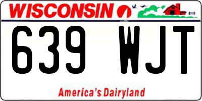WI license plate 639WJT