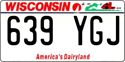 WI license plate 639YGJ