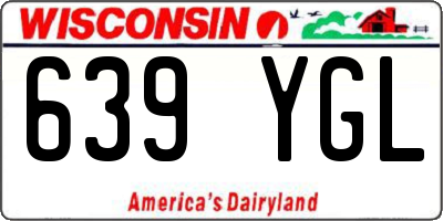 WI license plate 639YGL