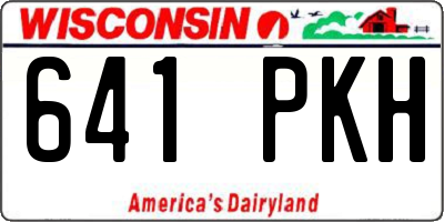 WI license plate 641PKH