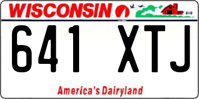 WI license plate 641XTJ