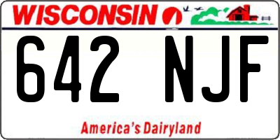 WI license plate 642NJF