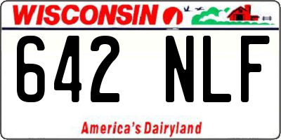 WI license plate 642NLF