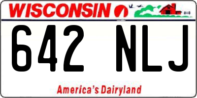 WI license plate 642NLJ