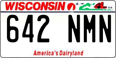 WI license plate 642NMN