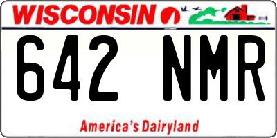 WI license plate 642NMR