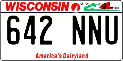 WI license plate 642NNU