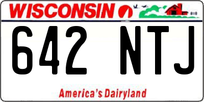 WI license plate 642NTJ