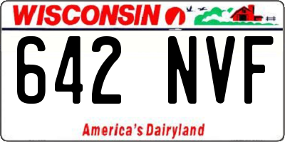 WI license plate 642NVF