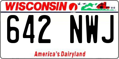 WI license plate 642NWJ