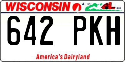 WI license plate 642PKH