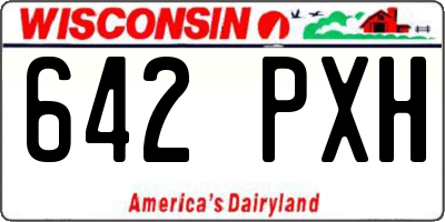 WI license plate 642PXH