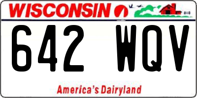 WI license plate 642WQV