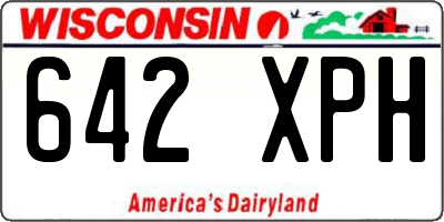 WI license plate 642XPH