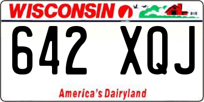 WI license plate 642XQJ