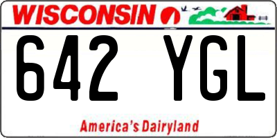 WI license plate 642YGL