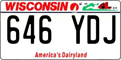 WI license plate 646YDJ