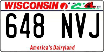 WI license plate 648NVJ